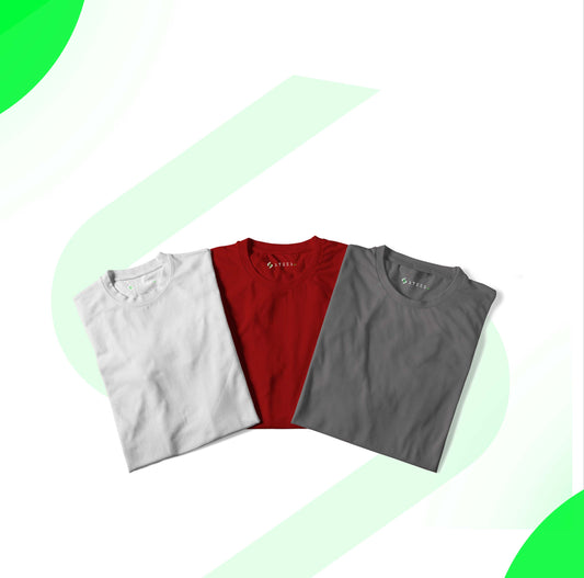 Get 3 Plain T-shirt