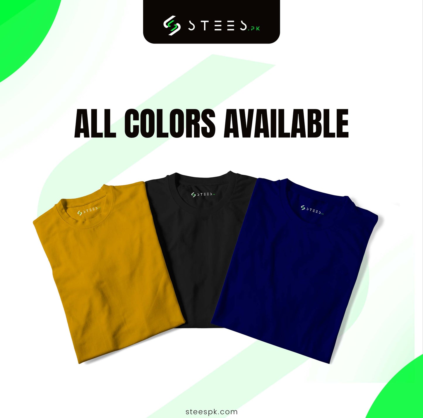 Get 3 Plain T-shirt